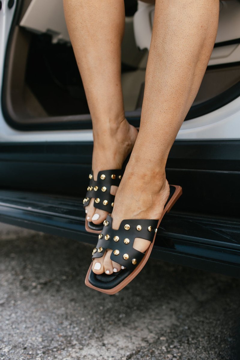 Black Bobbie 19 Sandals - FINAL SALE - Macoma Boutique304 Sandals
