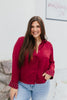 BLACK FRIDAY DEAL: Chic Essence Top In Wine - Macoma Boutique120 Long Sleeve