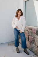 BLACK FRIDAY DEAL: Chunky & Cozy Cardigan In Powder Cream - Macoma Boutique220 Cardigans/Kimonos