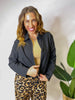 BLACK FRIDAY DEAL: City Scene Jacket In Black - Macoma Boutique240 Jackets/Blazers