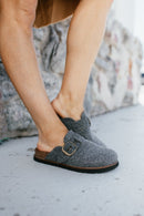 BLACK FRIDAY DEAL: Corky's Charcoal Felt Day Dream Shoes - Macoma Boutique303 Mules & Boots