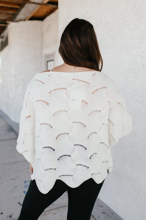 BLACK FRIDAY DEAL: Cozy Wave Sweater In Ivory - Macoma Boutique130 Sweaters