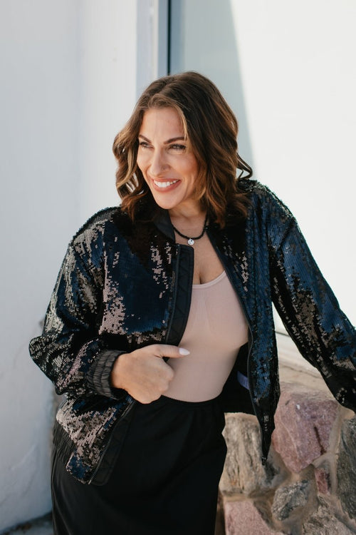 BLACK FRIDAY DEAL: Electric Night Jacket - Macoma Boutique240 Jackets/Blazers