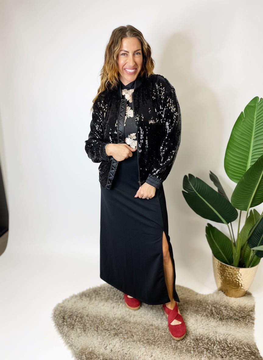 BLACK FRIDAY DEAL: Electric Night Jacket - Macoma Boutique240 Jackets/Blazers