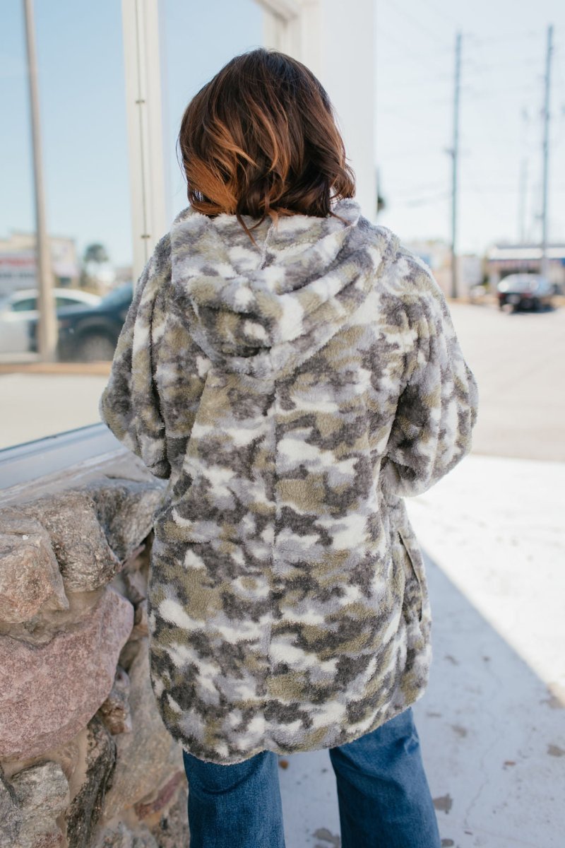 BLACK FRIDAY DEAL: Hideaway Camo Jacket - Macoma Boutique240 Jackets/Blazers