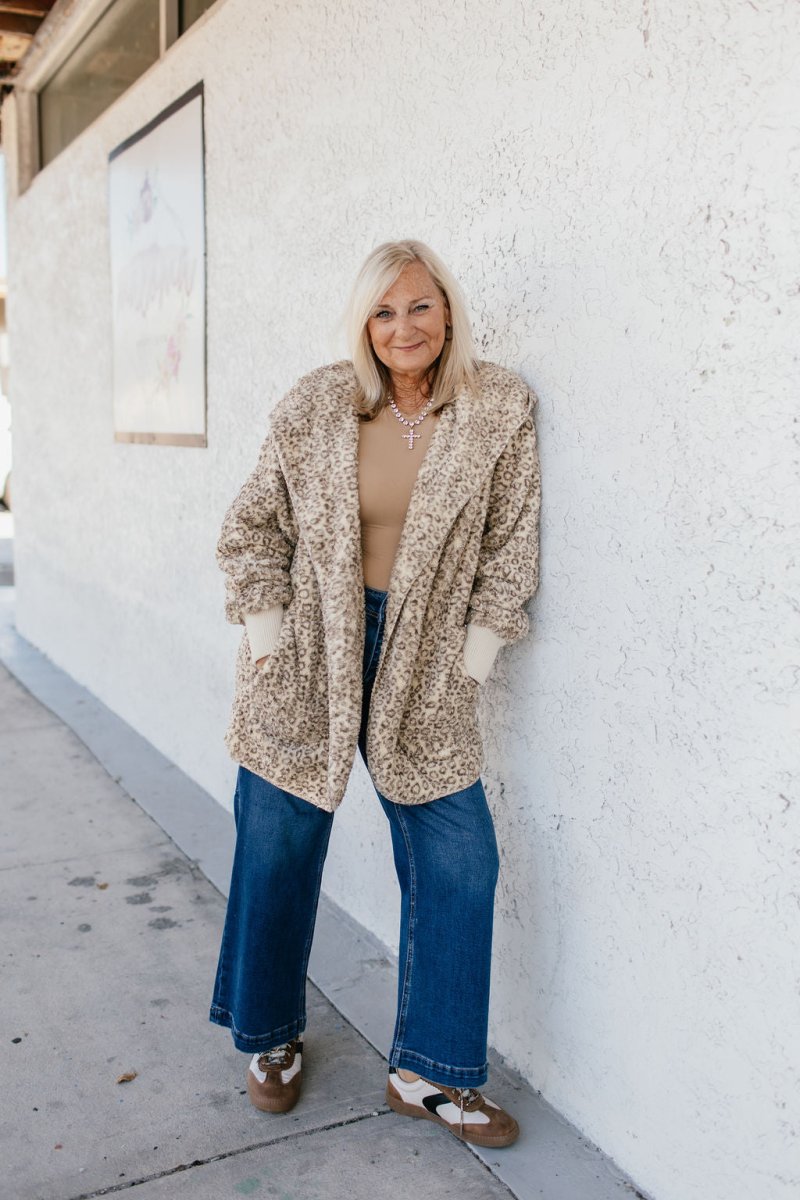 BLACK FRIDAY DEAL: Hideaway Cream Leopard Jacket - Macoma Boutique220 Cardigans/Kimonos