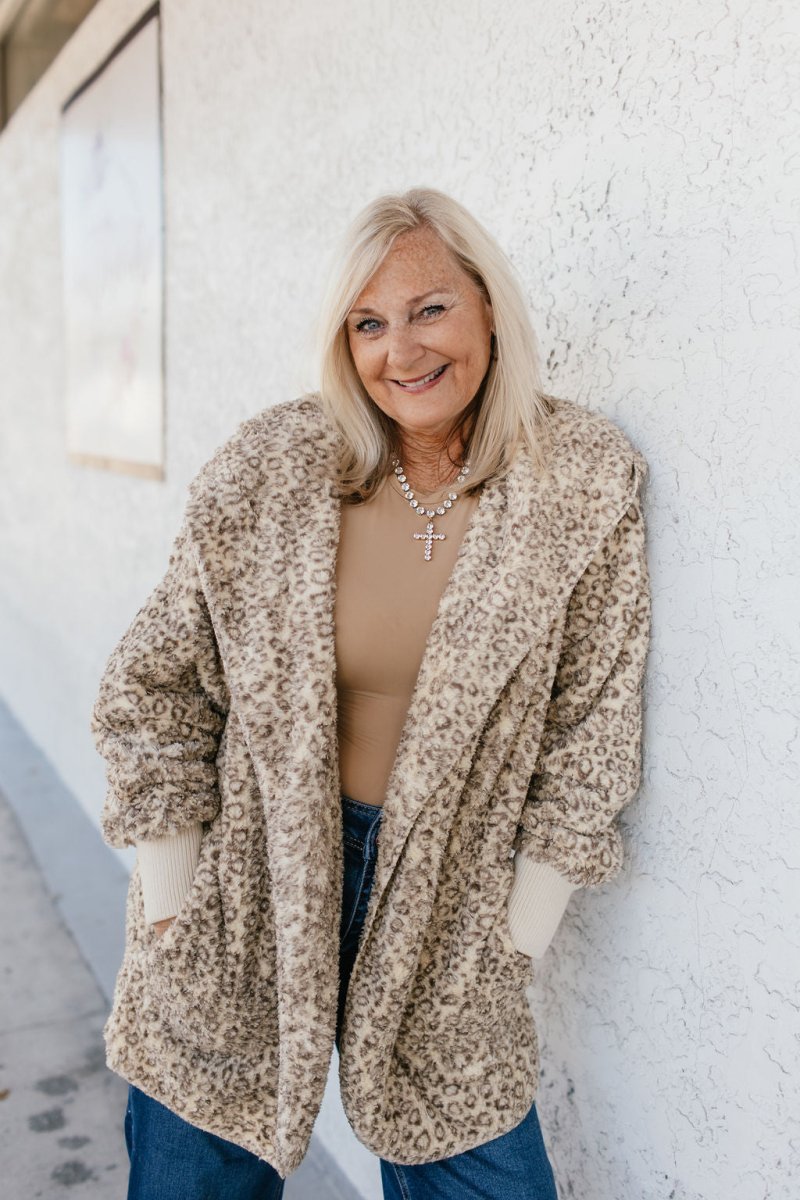 BLACK FRIDAY DEAL: Hideaway Cream Leopard Jacket - Macoma Boutique220 Cardigans/Kimonos