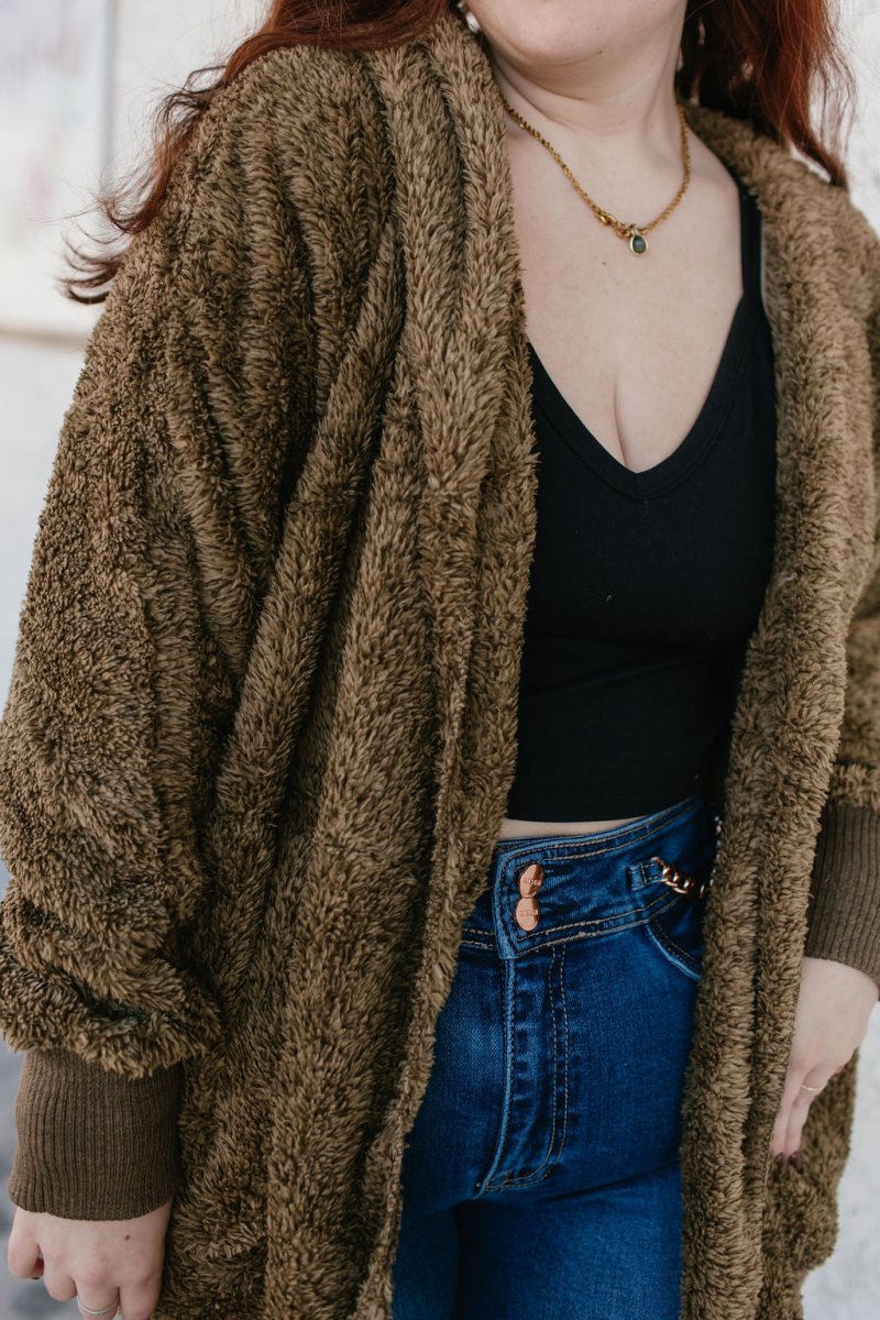 BLACK FRIDAY DEAL: Hideaway Olive Jacket - Macoma Boutique220 Cardigans/Kimonos