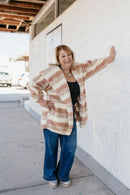 BLACK FRIDAY DEAL: Hideaway Rose Striped Jacket - Macoma Boutique220 Cardigans/Kimonos