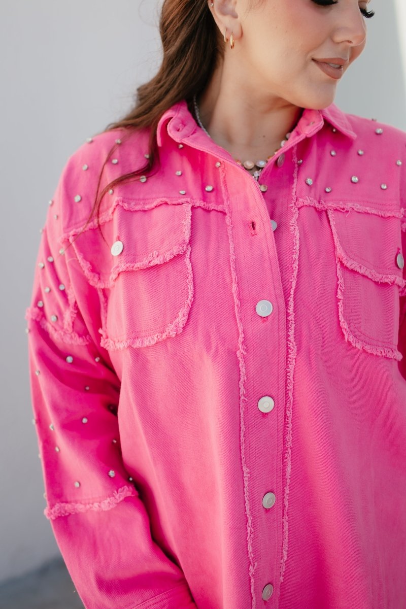 BLACK FRIDAY DEAL: Pretty In Pink Jacket - Macoma Boutique240 Jackets/Blazers