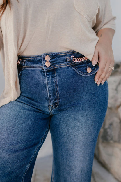 BLACK FRIDAY DEAL: Risen Chain Reaction Jeans - Reg & Curvy - Macoma Boutique170 Denim