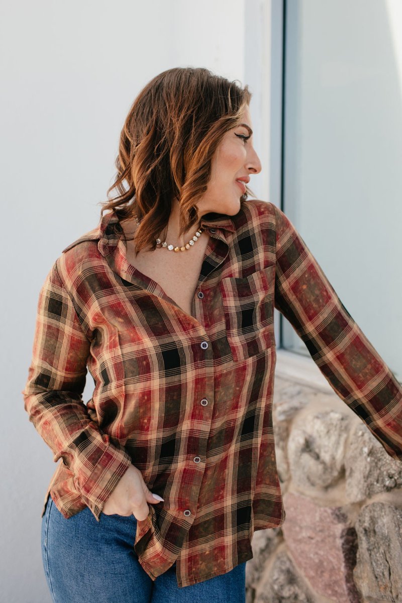 BLACK FRIDAY DEAL: Rustic Charm Plaid Top