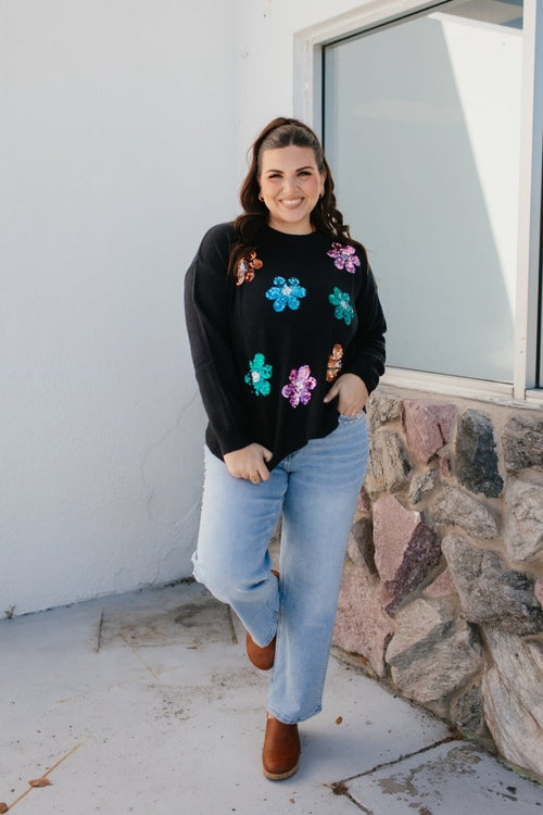 BLACK FRIDAY DEAL: Sparkle Garden Sweater - Macoma Boutique130 Sweaters