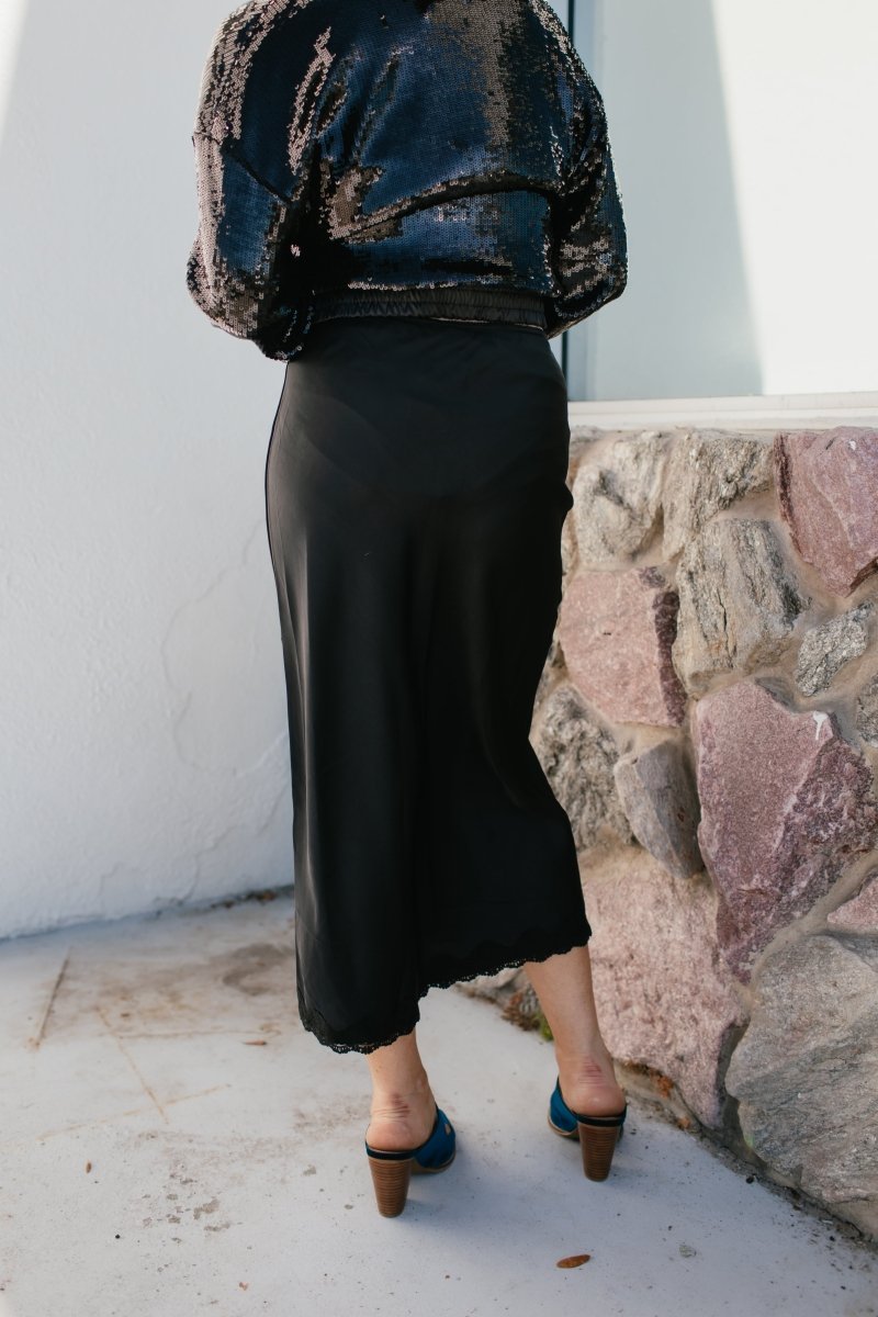 BLACK FRIDAY DEAL: The Icon Satin Skirt - Macoma Boutique200 Skirts