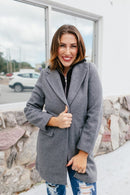 BLACK FRIDAY DEAL: Timeless Tailored Coat In Grey - Macoma Boutique240 Jackets/Blazers