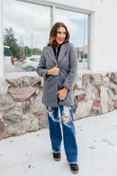 BLACK FRIDAY DEAL: Timeless Tailored Coat In Grey - Macoma Boutique240 Jackets/Blazers