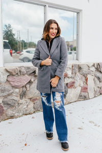 BLACK FRIDAY DEAL: Timeless Tailored Coat In Grey