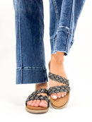 BLACK FRIDAY DEAL: Very G Black Nalani Sandals - Macoma Boutique304 Sandals