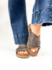 BLACK FRIDAY DEAL: Very G Charcoal Jolene Tooled Sandals - Macoma Boutique304 Sandals