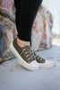 BLACK FRIDAY DEAL: Very G Khaki Rose Corduroy Sneakers - Macoma Boutique301 Sneakers