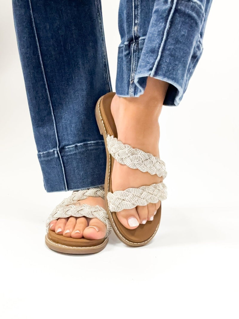 BLACK FRIDAY DEAL: Very G Silver Nalani Sandals