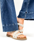 BLACK FRIDAY DEAL: Very G Silver Nalani Sandals - Macoma Boutique304 Sandals