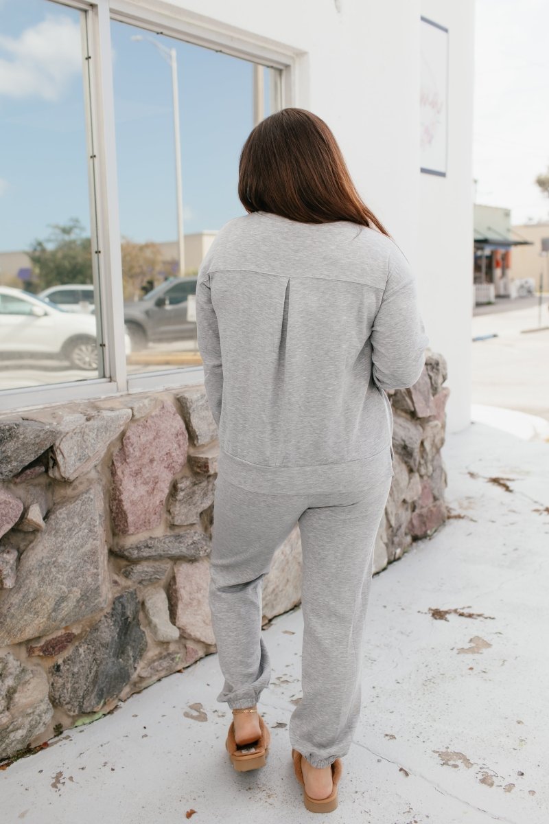 BLACK FRIDAY: Malibu Bound Set In Heather Gray - Macoma Boutique290 Loungewear/Sets