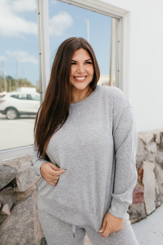 BLACK FRIDAY: Malibu Bound Set In Heather Gray - Macoma Boutique290 Loungewear/Sets