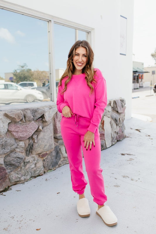 BLACK FRIDAY: Malibu Bound Set In Hot Pink - Reg & Curvy - Macoma Boutique290 Loungewear/Sets