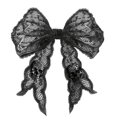 Black Lace Bow Graphic Pullover - FINAL SALE - Macoma Boutique555 Presales