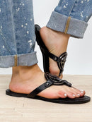 Black Limit Sandals - Macoma Boutique