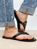 Black Limit Sandals - Macoma Boutique