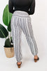 Black Out Lines Pants - FINAL SALE - Macoma Boutique210 Other Bottoms