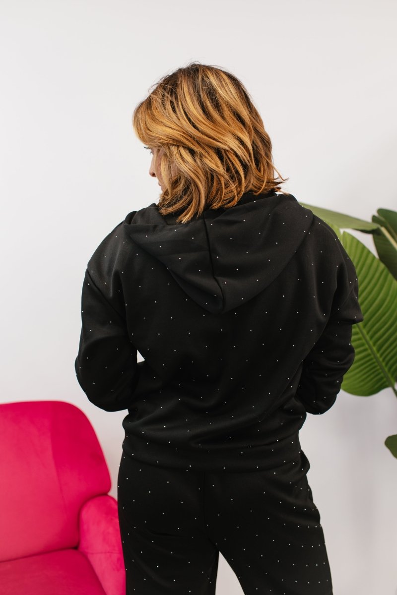 Blackout Jacket And Pants Set - Reg & Curvy - Macoma Boutique290 Loungewear/Sets