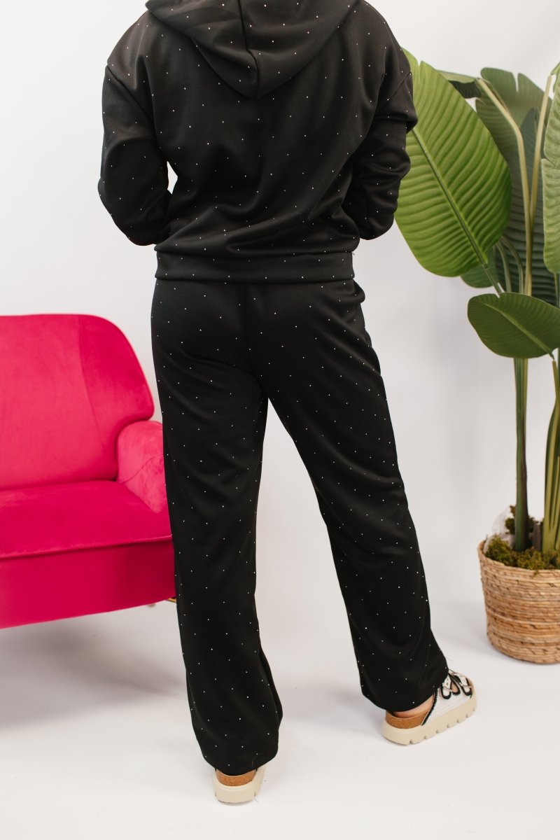 Blackout Jacket And Pants Set - Reg & Curvy - Macoma Boutique290 Loungewear/Sets