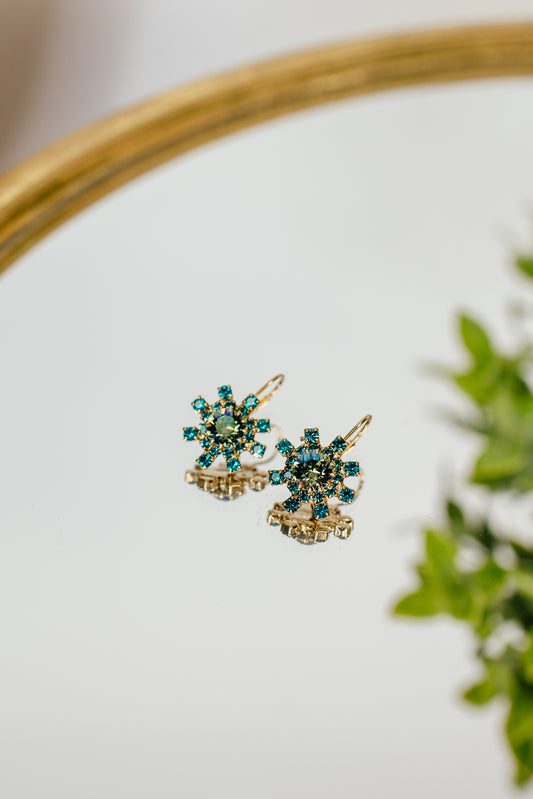 Tova Blaire Earrings in Aqua Verde - FINAL SALE
