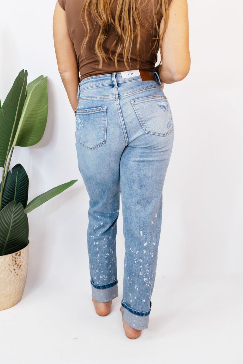 Bleach Rebellion Boyfriend Jeans - Macoma Boutique170 Denim