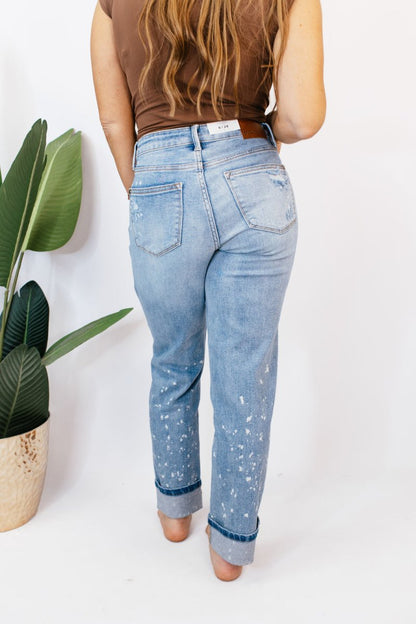 Bleach Rebellion Boyfriend Jeans - Macoma Boutique170 Denim