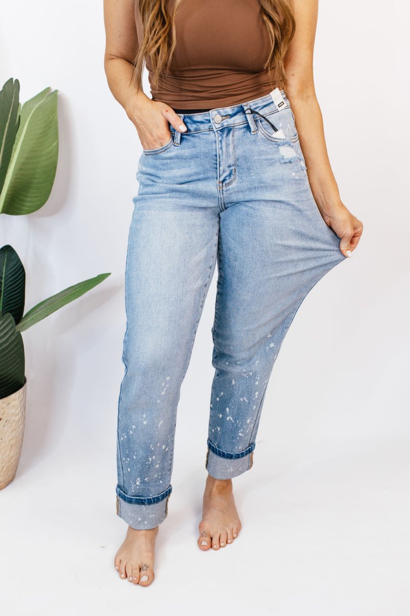 Bleach Rebellion Boyfriend Jeans