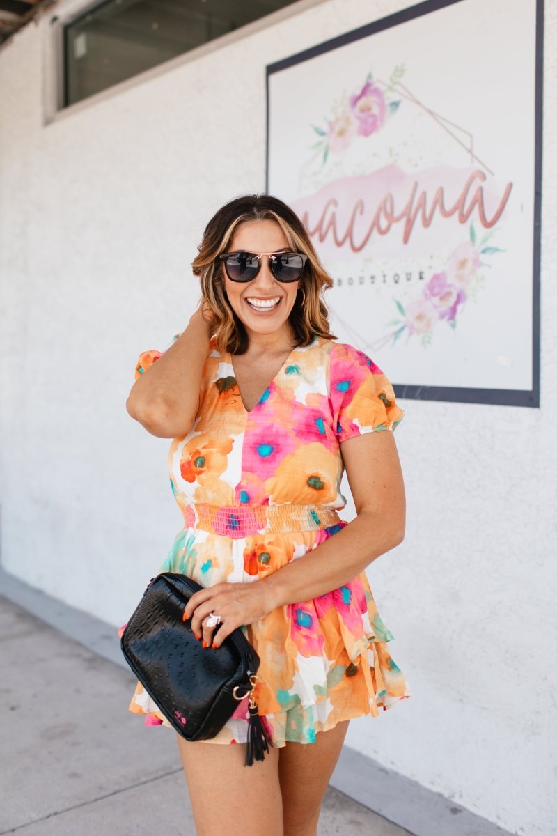 Bloom Babe Romper - FINAL SALE - Macoma Boutique260 Jumpsuits/Rompers/Overalls