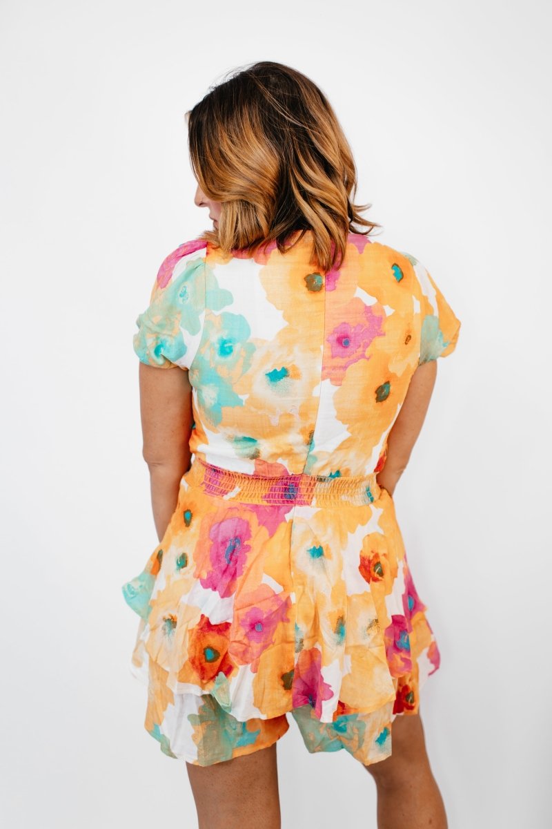 Bloom Babe Romper - FINAL SALE - Macoma Boutique260 Jumpsuits/Rompers/Overalls