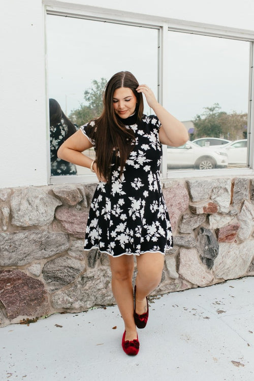 Bloom Fit & Flare Dress - Macoma Boutique250 Dresses
