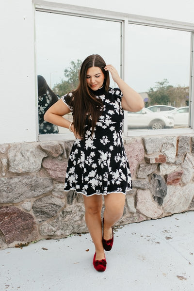 Bloom Fit & Flare Dress – Macoma Boutique