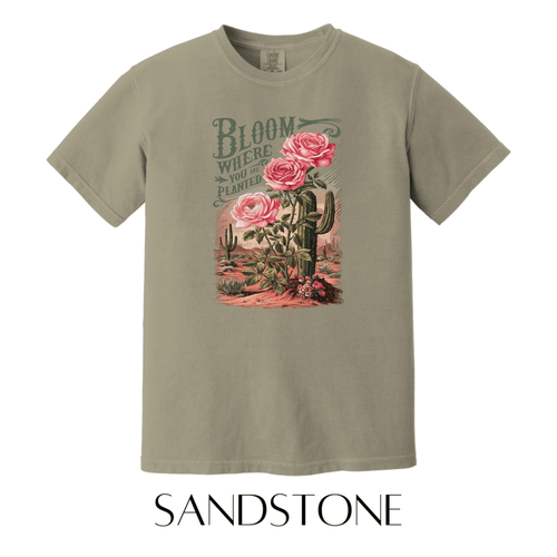 Bloom Where You're Planted Graphic Tee - FINAL SALE - Macoma Boutique555 Presales