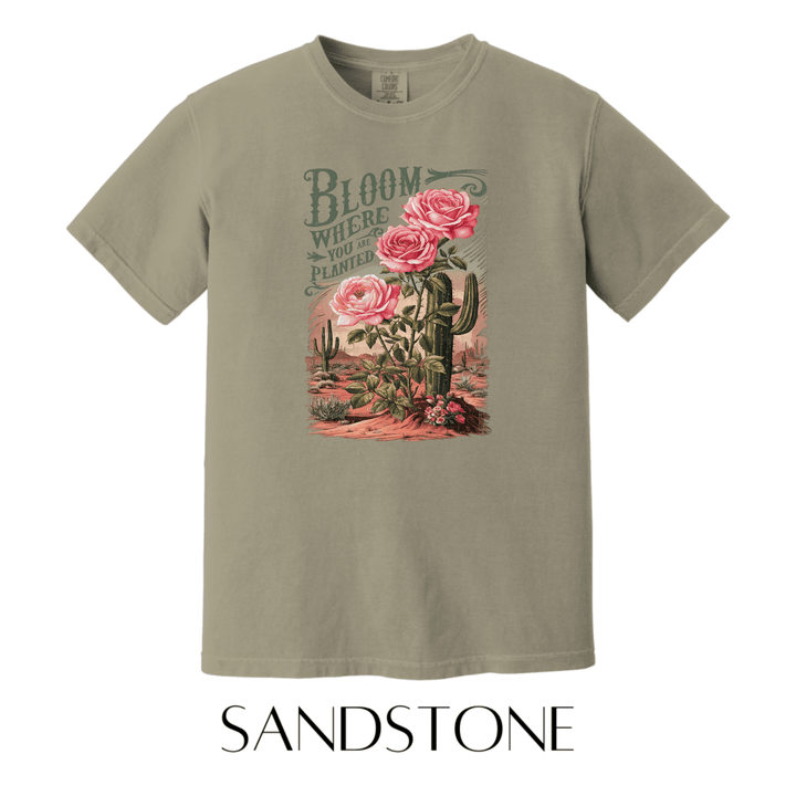 Bloom Where You're Planted Graphic Tee - FINAL SALE - Macoma Boutique555 Presales