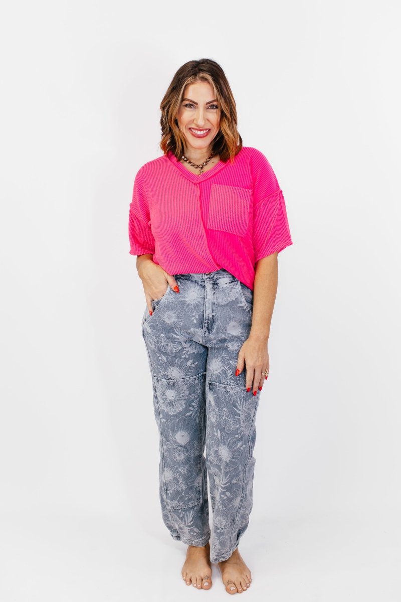 Bloomline Barrel Jeans - FINAL SALE - Macoma Boutique170 Denim