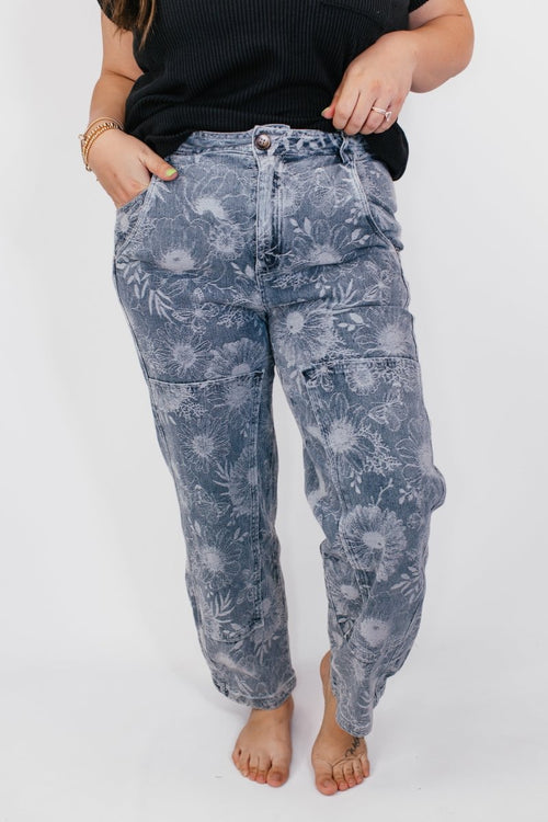 Bloomline Barrel Jeans - FINAL SALE - Macoma Boutique170 Denim