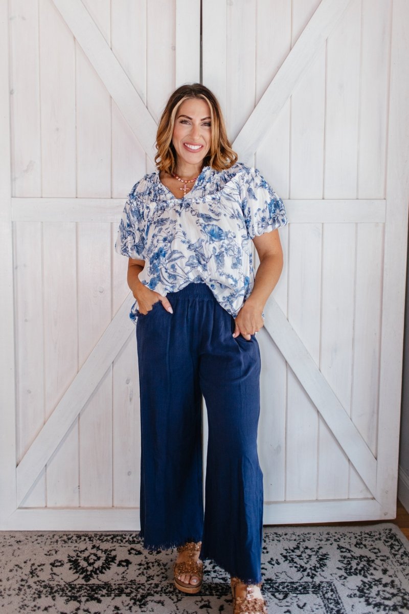 Blue For You Top - Reg/Curvy- FINAL SALE