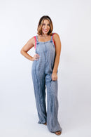 Blue Haze Overalls - Reg/Curvy - FINAL SALE - Macoma Boutique260 Jumpsuits/Rompers/Overalls