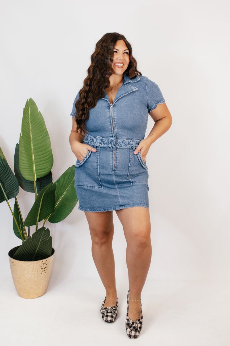 Blue Jean Beauty Dress - Macoma Boutique250 Dresses